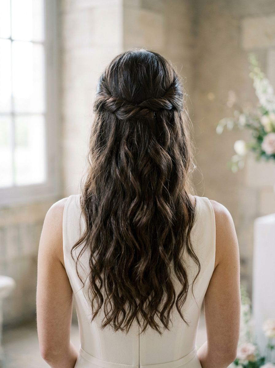 Half-Up Twist - Standesamt Frisuren